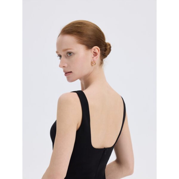 Ousph Casual Sleeveless Midi Dress Ousph Women's Casual Midi Dress | Sleeveless Summer Daily Wear