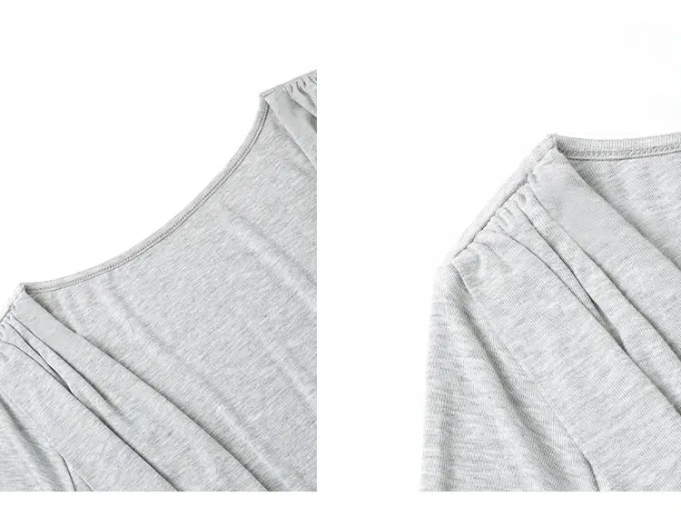 Twist back maxi dress neckline and shoulder detail soft stretch knit fabric at Ousph