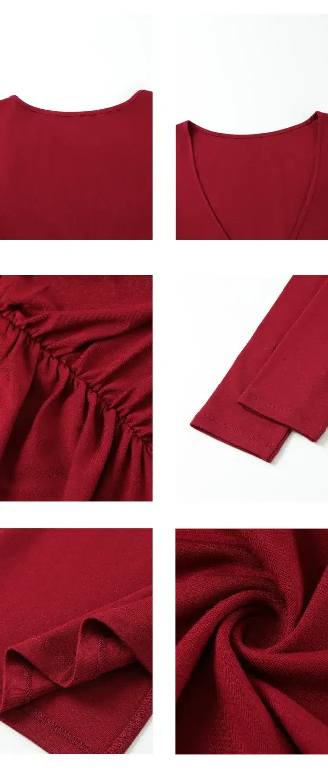 ousph burgundy maxi dress fabric and craft details